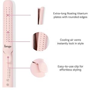 Lange curling/flat iron comes with the box only tried once.